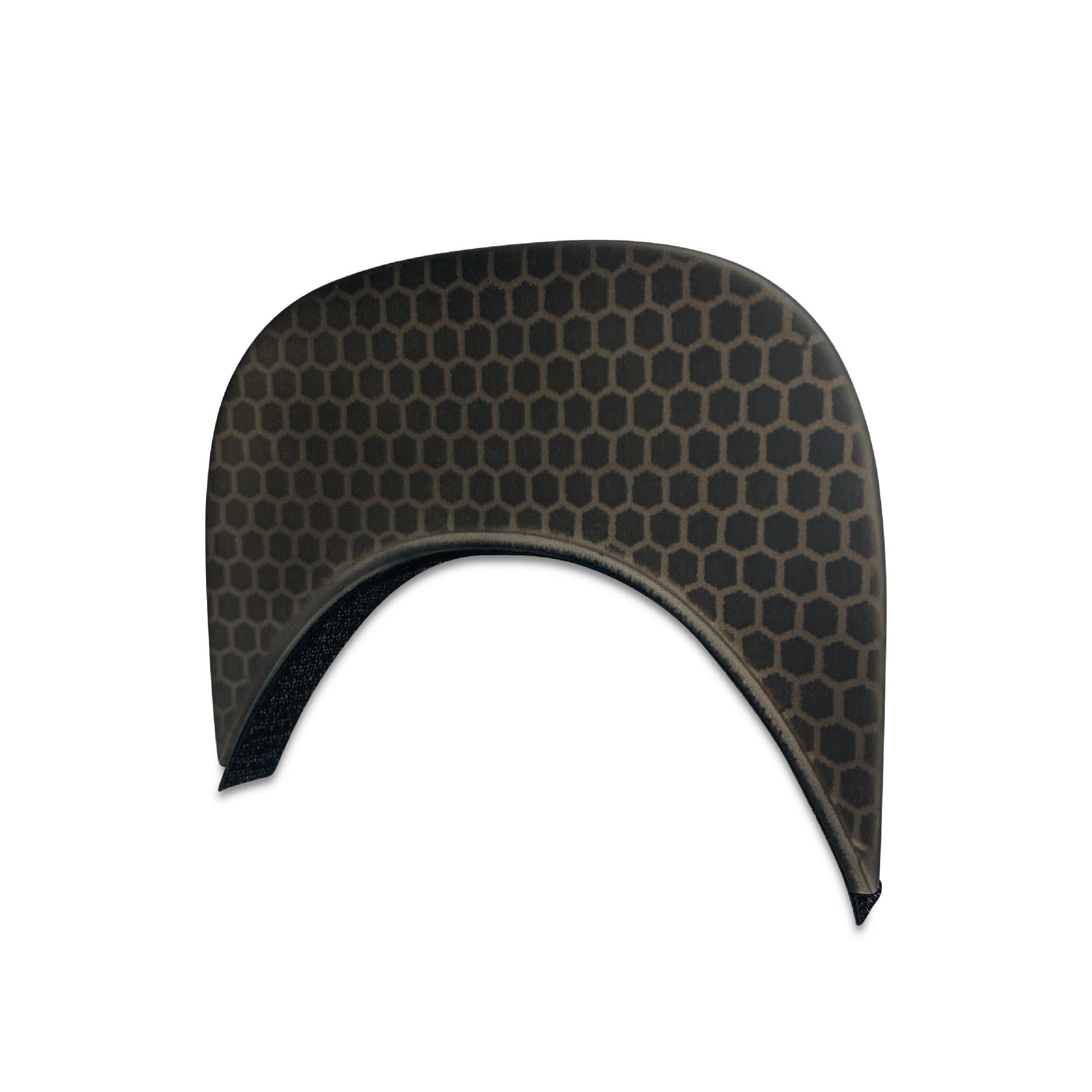Black 6 Panel Cap Set | Black Surf + Free Fabric Visor