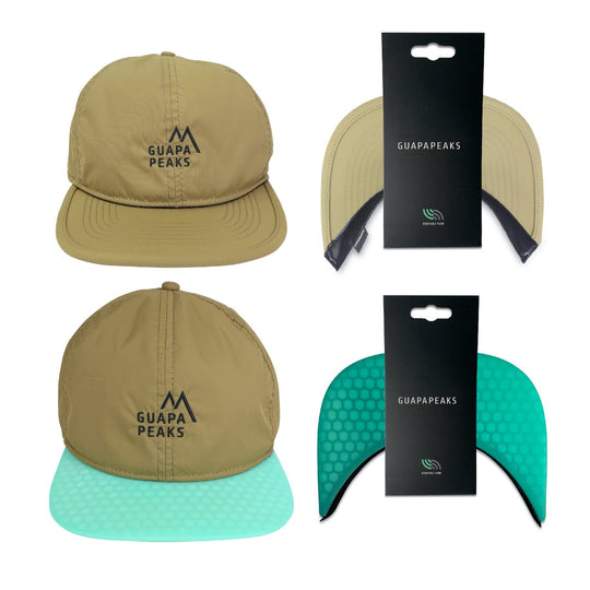Khaki Ripstop Set | Turquoise Surf + Free Fabric Visor