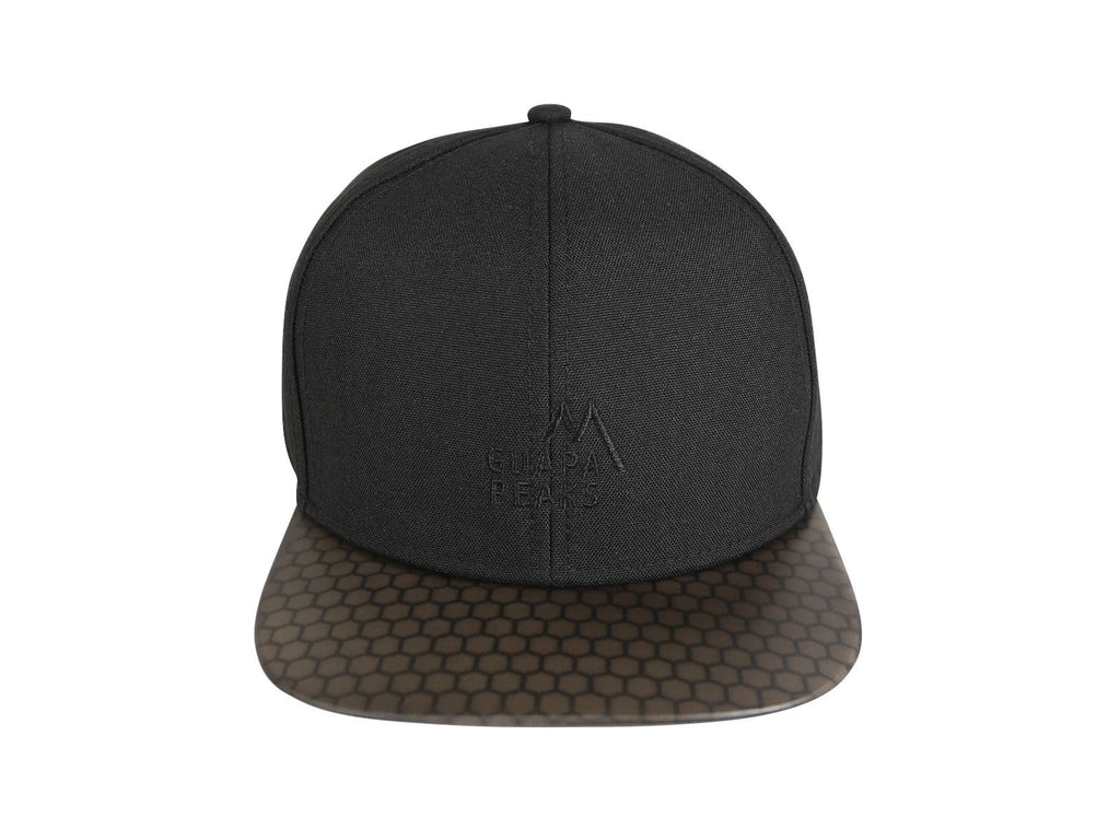 Black 6 Panel Cap Set | Walnut & Black Surf + Free Fabric Visor
