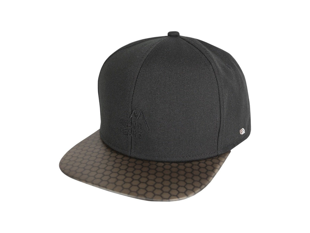 Black 6 Panel Cap Set | Black Surf + Free Fabric Visor