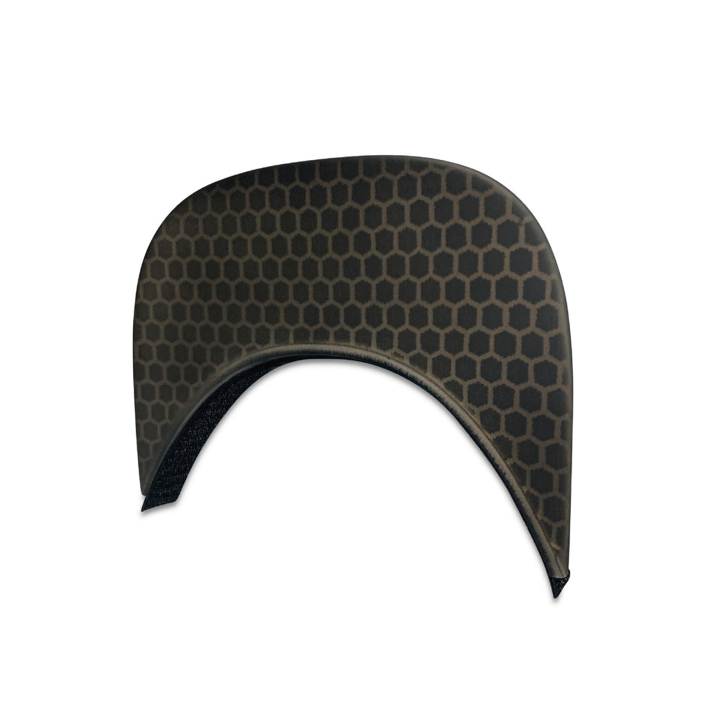 Black 6 Panel Cap Set | Walnut & Black Surf + Free Fabric Visor