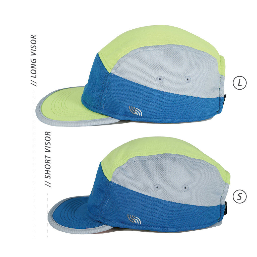 Fluro Run Cap | 2 Caps in 1