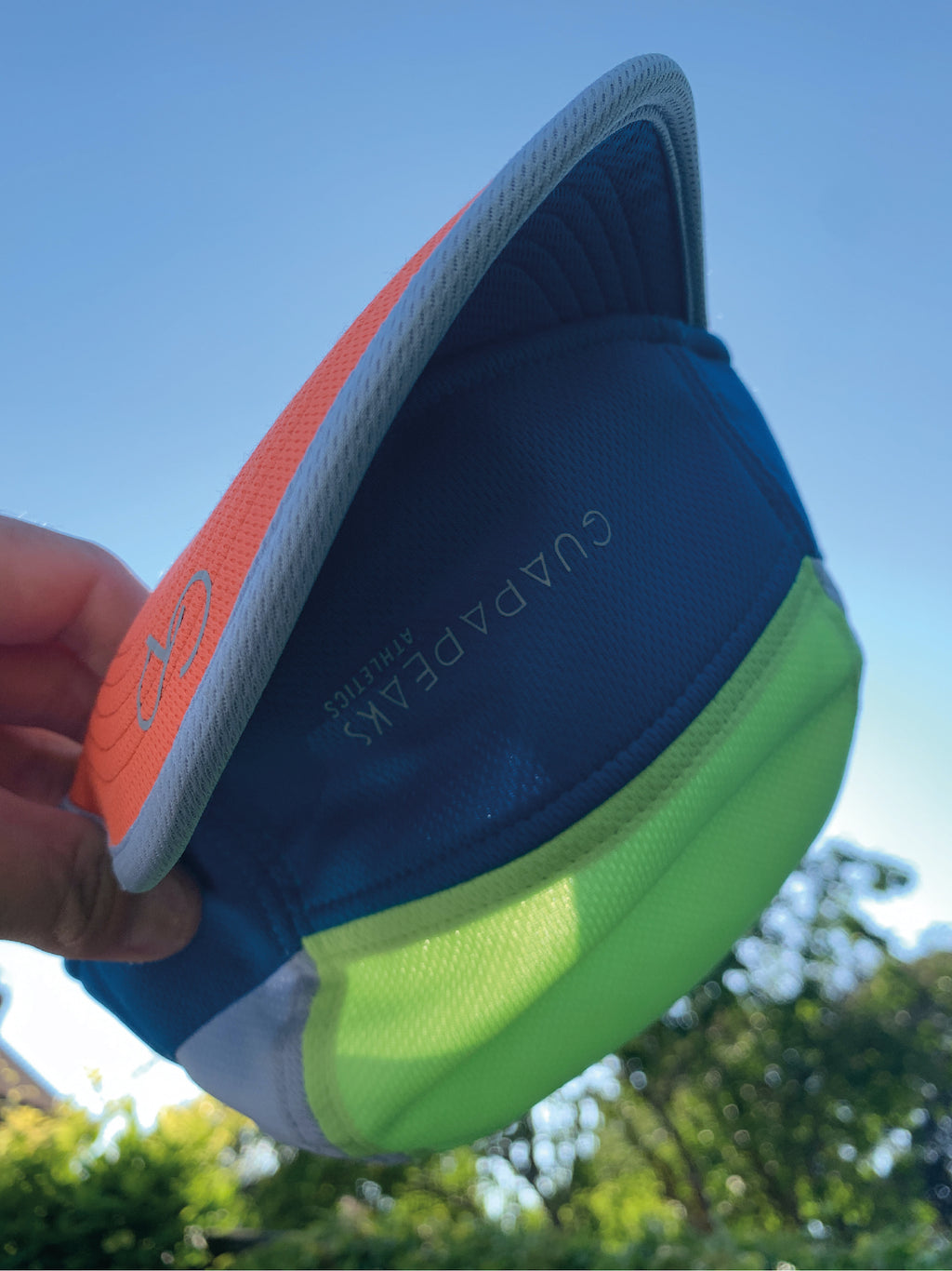 Fluro Run Cap | 2 Caps in 1