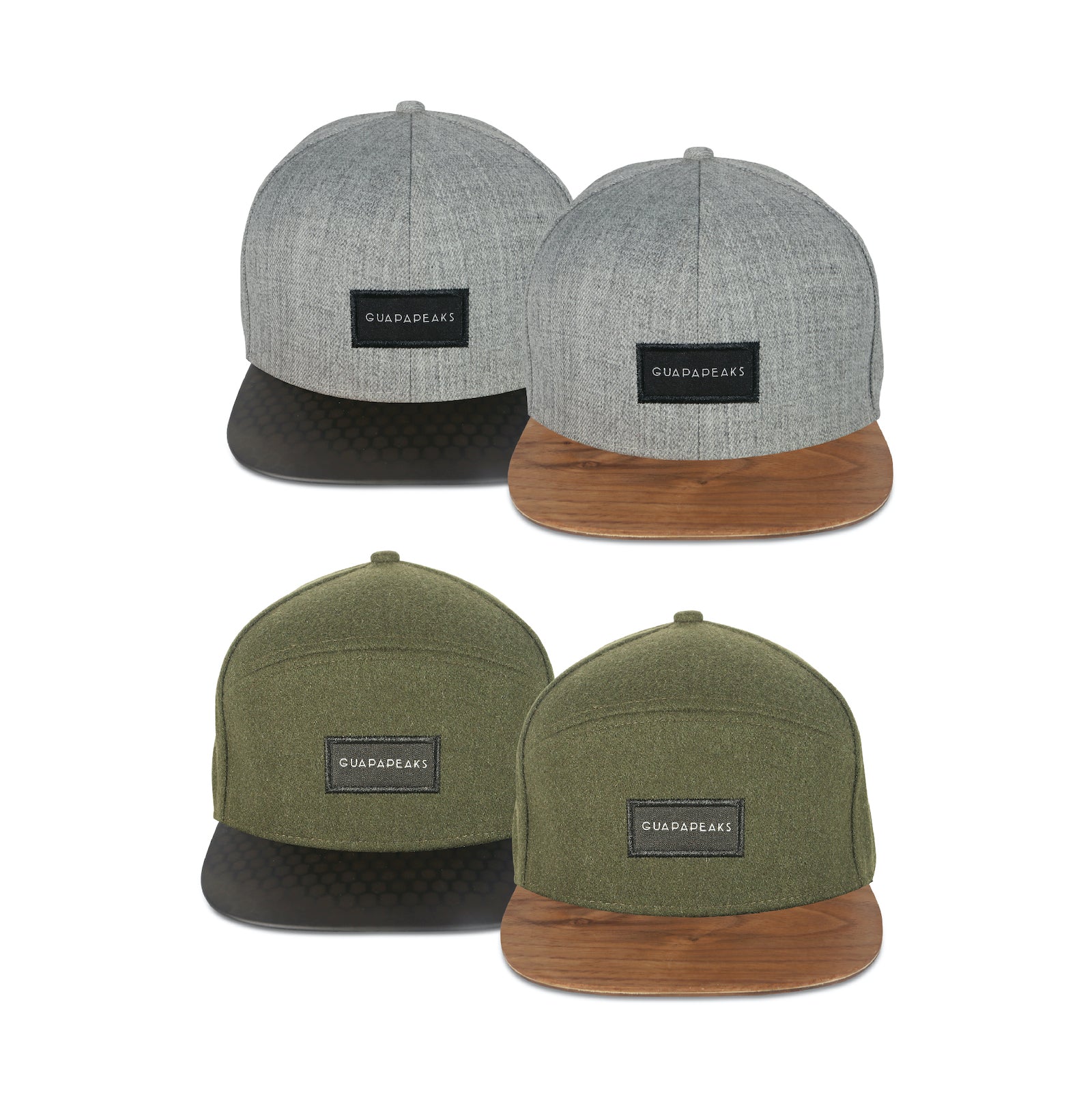 Olive Hybrid & Grey 6 Panel Bundle