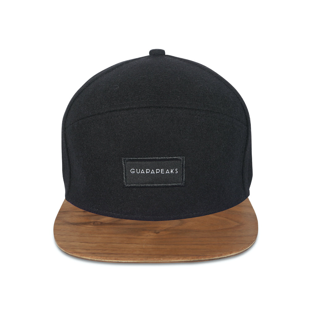 Black Hybrid + Walnut Wood Visor