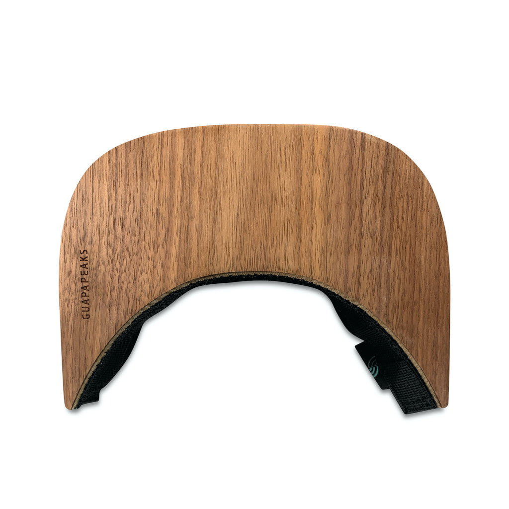 Olive Hybrid + Walnut Wood Visor