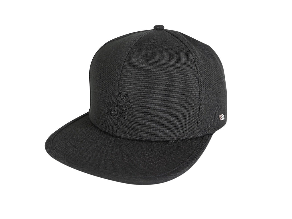 Black 6 Panel Cap Set | Bamboo Surf + Free Fabric Visor