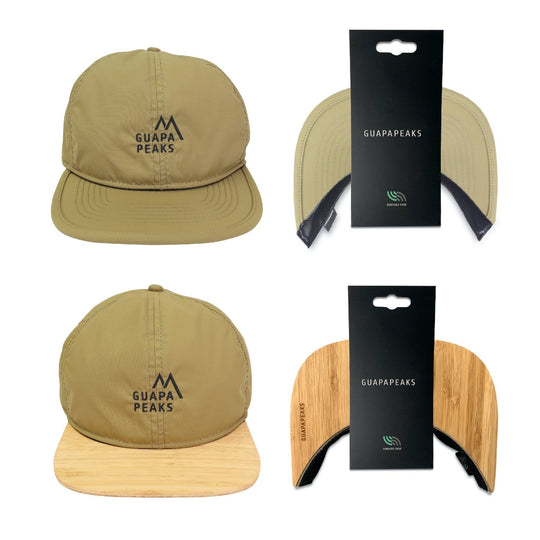 Khaki Ripstop Set | Bamboo Wood + Free Fabric Visor