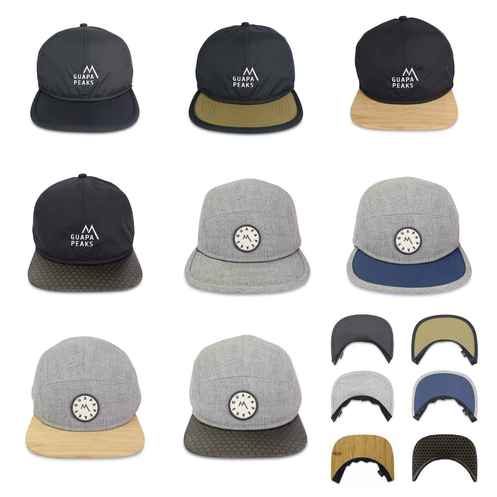 Black Ripstop & Grey Tweed Cap Combo