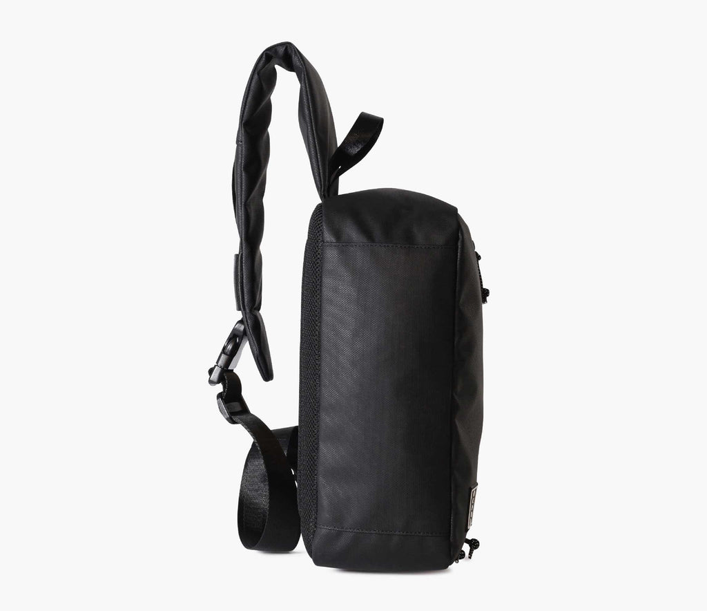 Water-Resistant Large Black Cross Body Bag